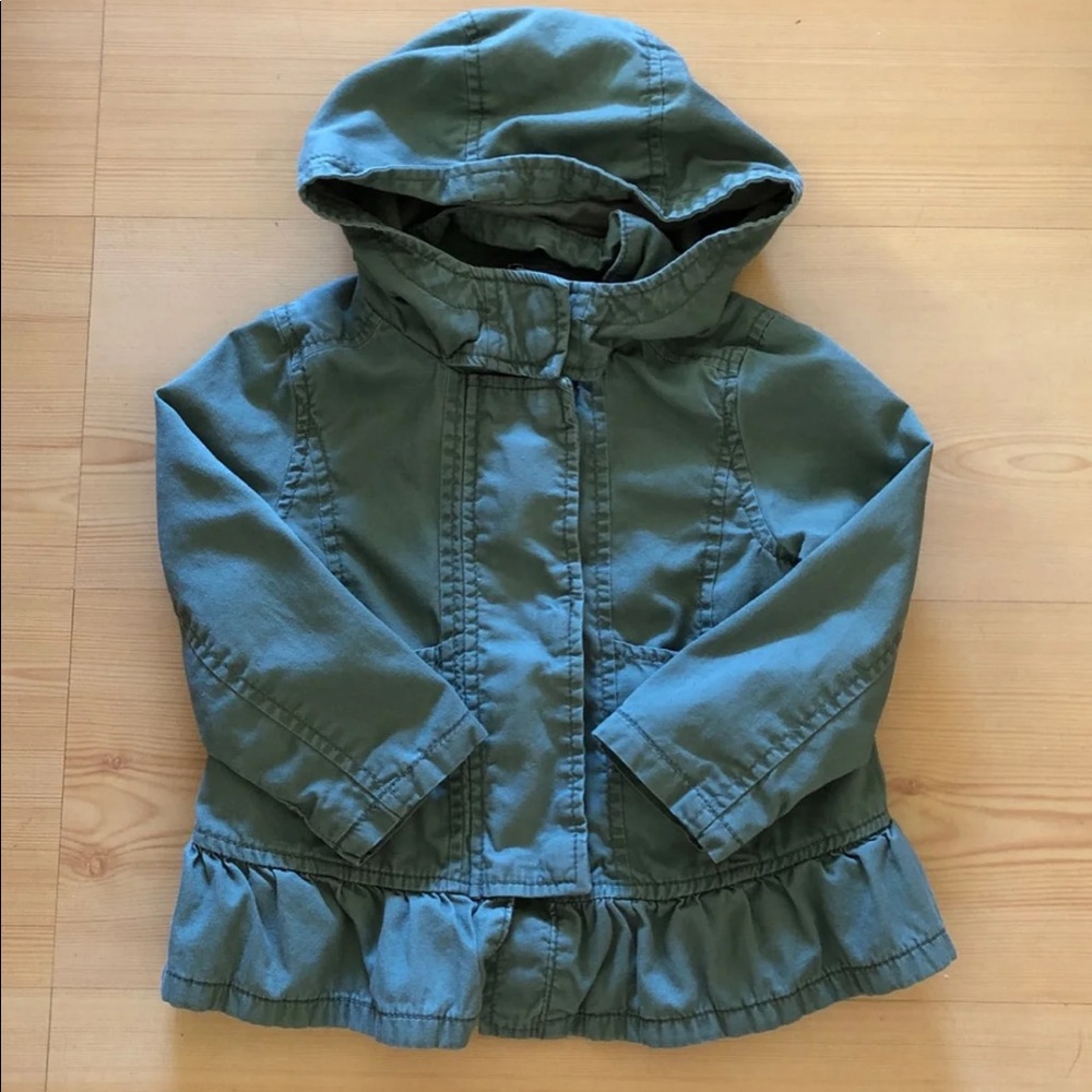 🛑 SOLD ‼️ Green toddler jacket size 2t